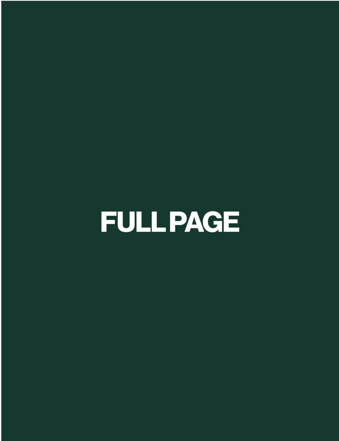 Full Page 10x12 inches